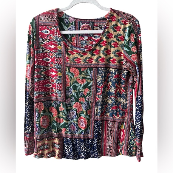 Johnny Was floral Long Sleeve blouse
